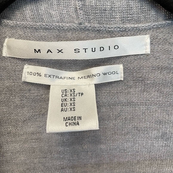 NWOT gray Max studio cardigan - Picture 2 of 3